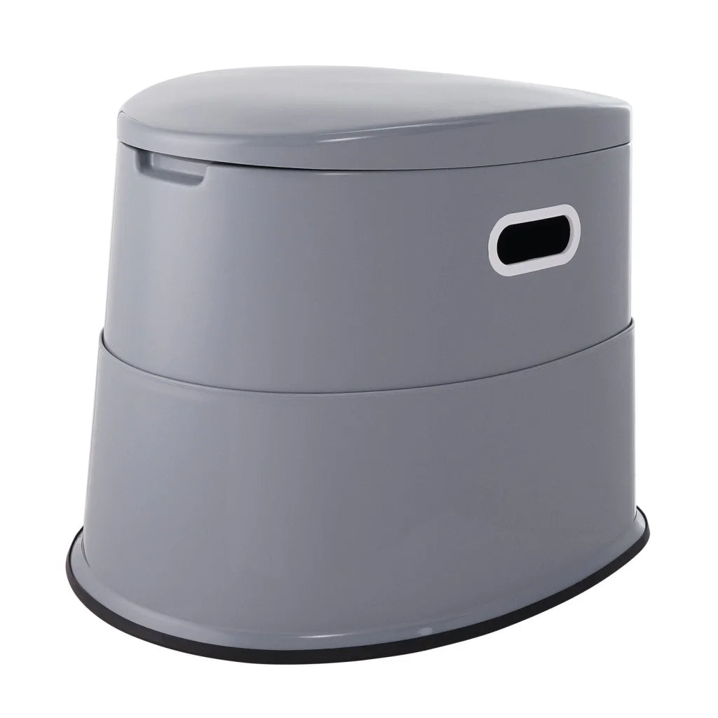 5l vevor portable toilet with assembled layout and visible hardware