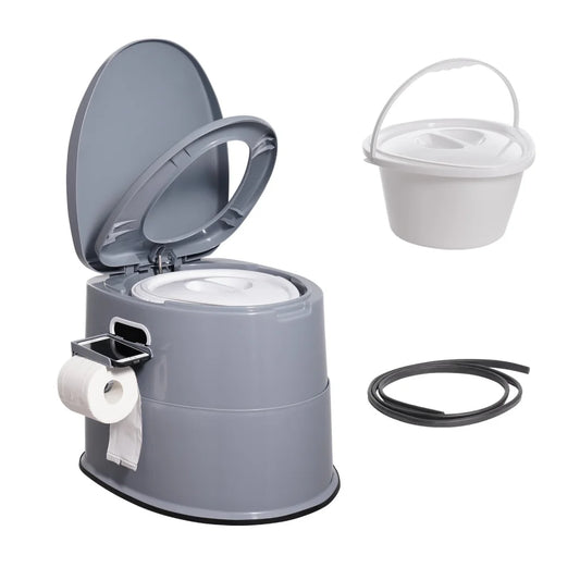 VEVOR Portable Toilet for Camping Porta Potty with 5L