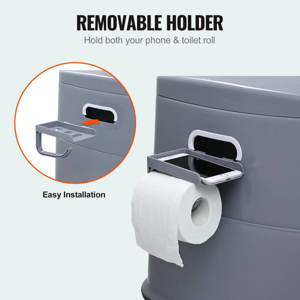 Portable Toilet for Camping Porta Potty with 5L Detachable