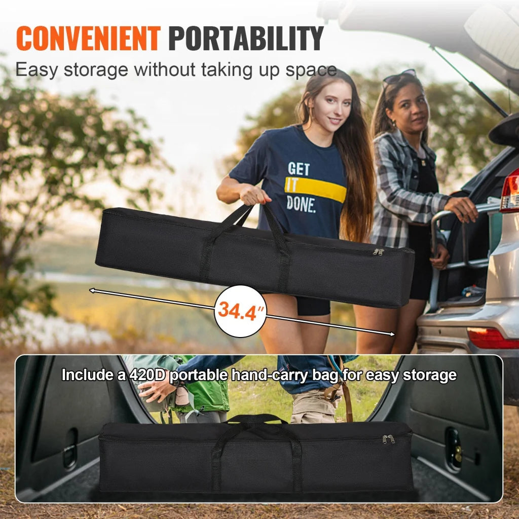 VEVOR Projector Screen with Stand 150 inch 16:9 4K 1080 HD