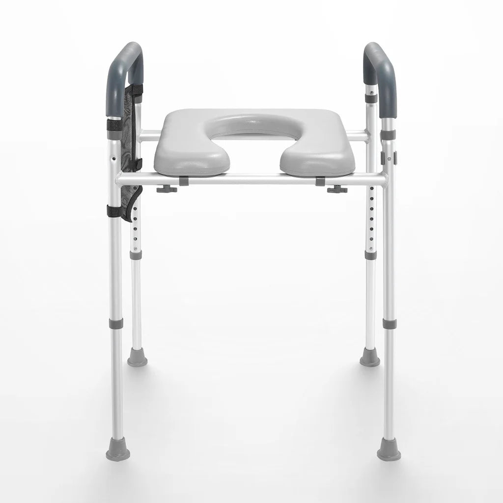 VEVOR Raised Toilet Seat 7-Position Height Adjustment