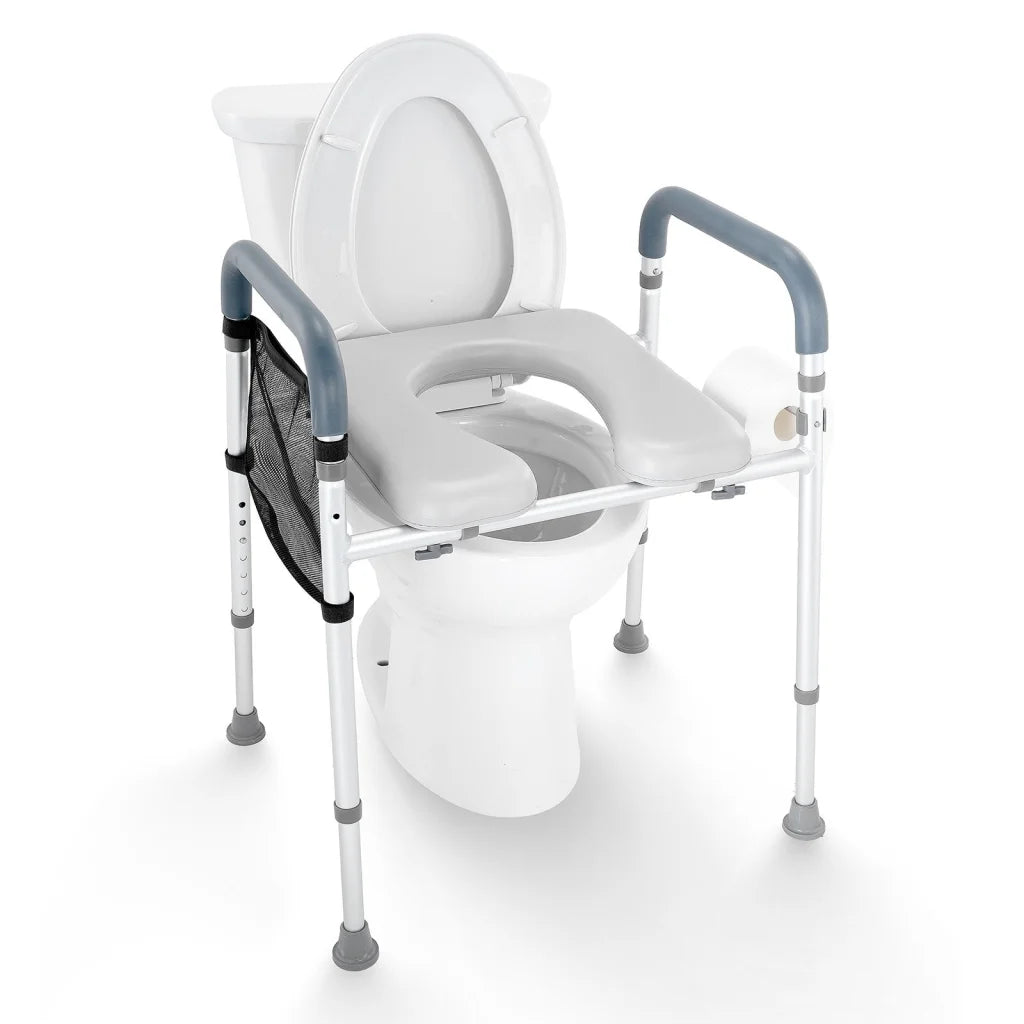 Raised Toilet Seat 7 Position Height Adjustment 655