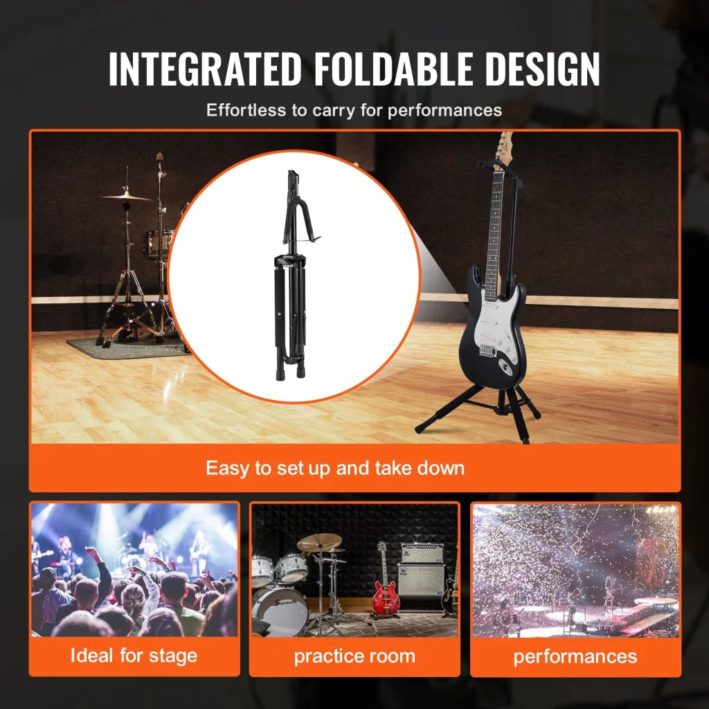 VEVOR_ripod Guitar Stand Floor-Standing Foldable 900-1200