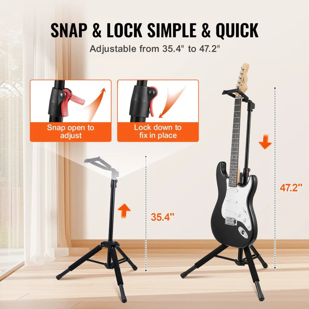 VEVOR_ripod Guitar Stand Floor-Standing Foldable 900-1200