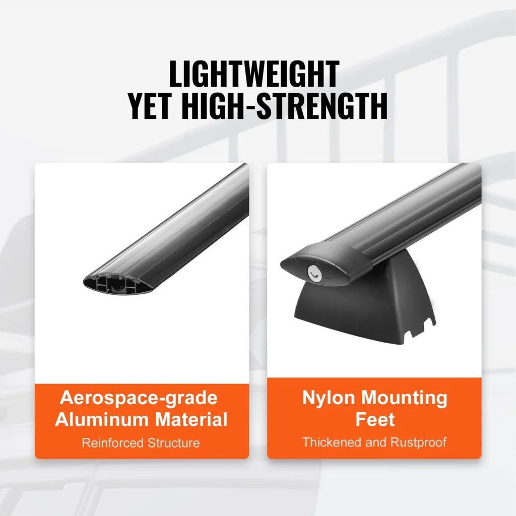 Vevor roof rack with upright supports and shelf tiers