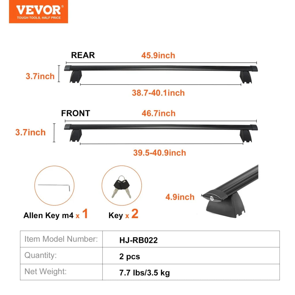 Roof Rack Crossbar for JEEP GRAND CHEROKEE 2011