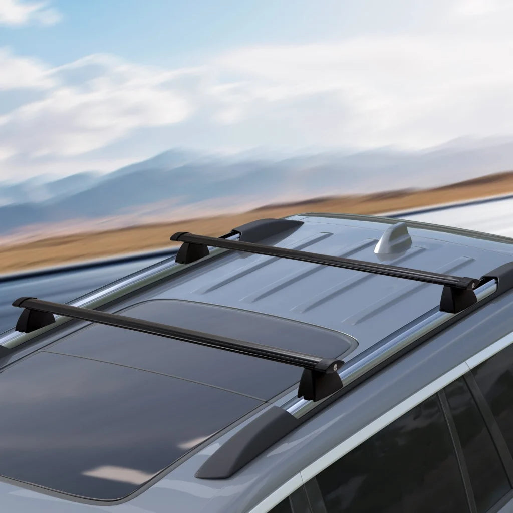 Vevor roof rack with slim posts and mounting brackets
