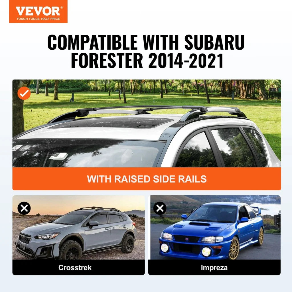 VEVOR Roof Rack Crossbar for Subaru Forester 2014-2022