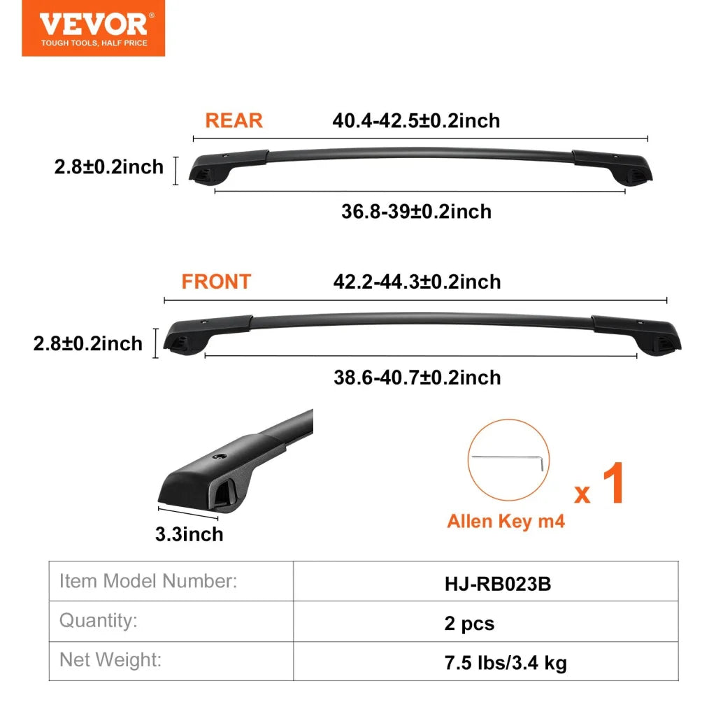 VEVOR Roof Rack Crossbar for Subaru Forester 2014-2022