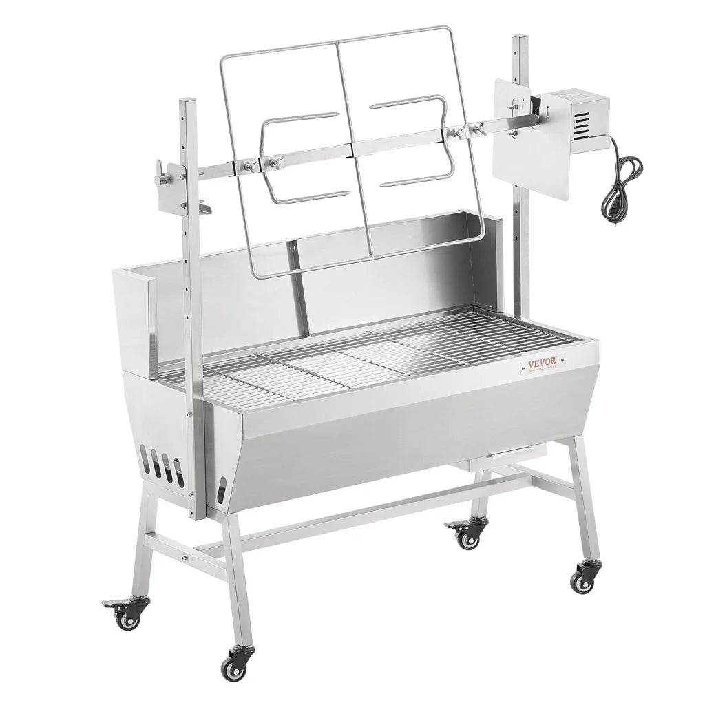 VEVOR Rotisserie Grill with Windscreen BBQ Whole Pig Lamb