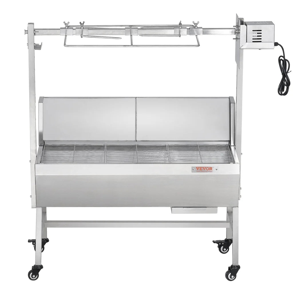 VEVOR Rotisserie Grill with Windscreen BBQ Whole Pig Lamb