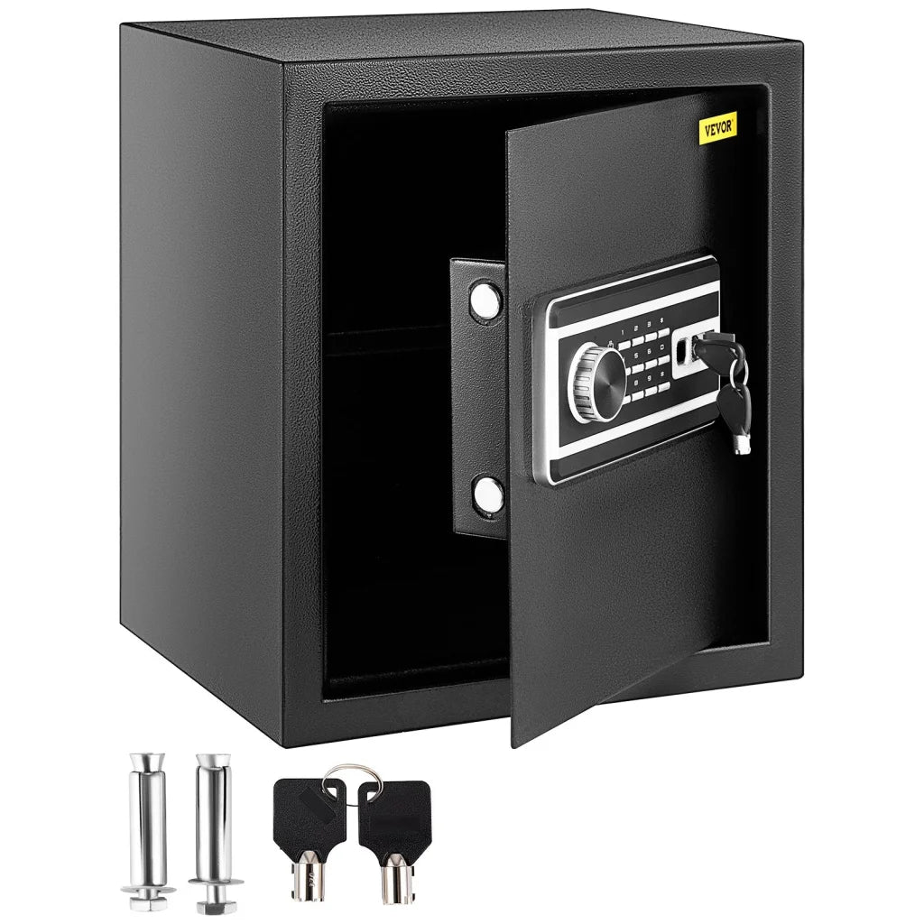 VEVOR Safe Box 1.7 CU.FT Fingerprint Safe Box for Money