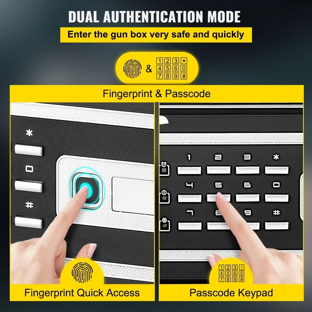 Safe Box 2 1 CU FT Fingerprint for Money