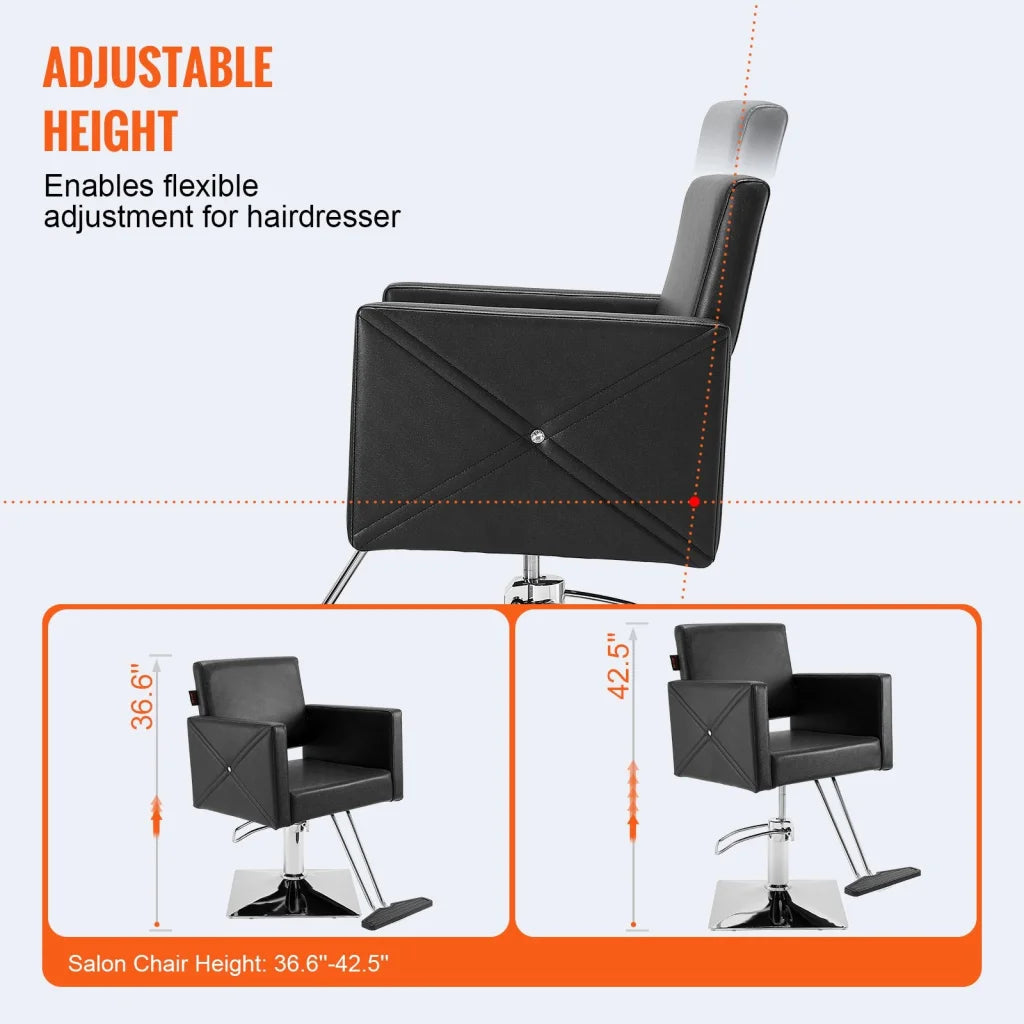 VEVOR Salon Chair Barber Chair for Hair Stylist Styling