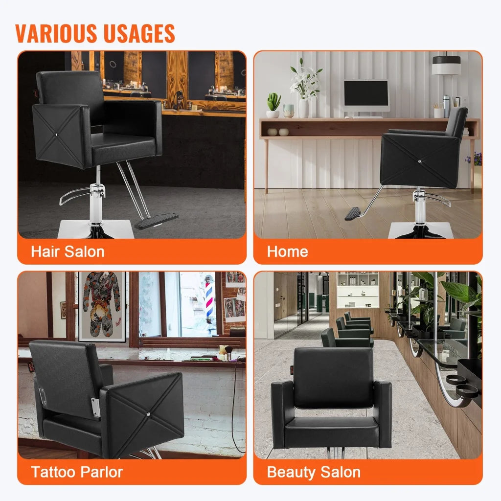 VEVOR Salon Chair Barber Chair for Hair Stylist Styling