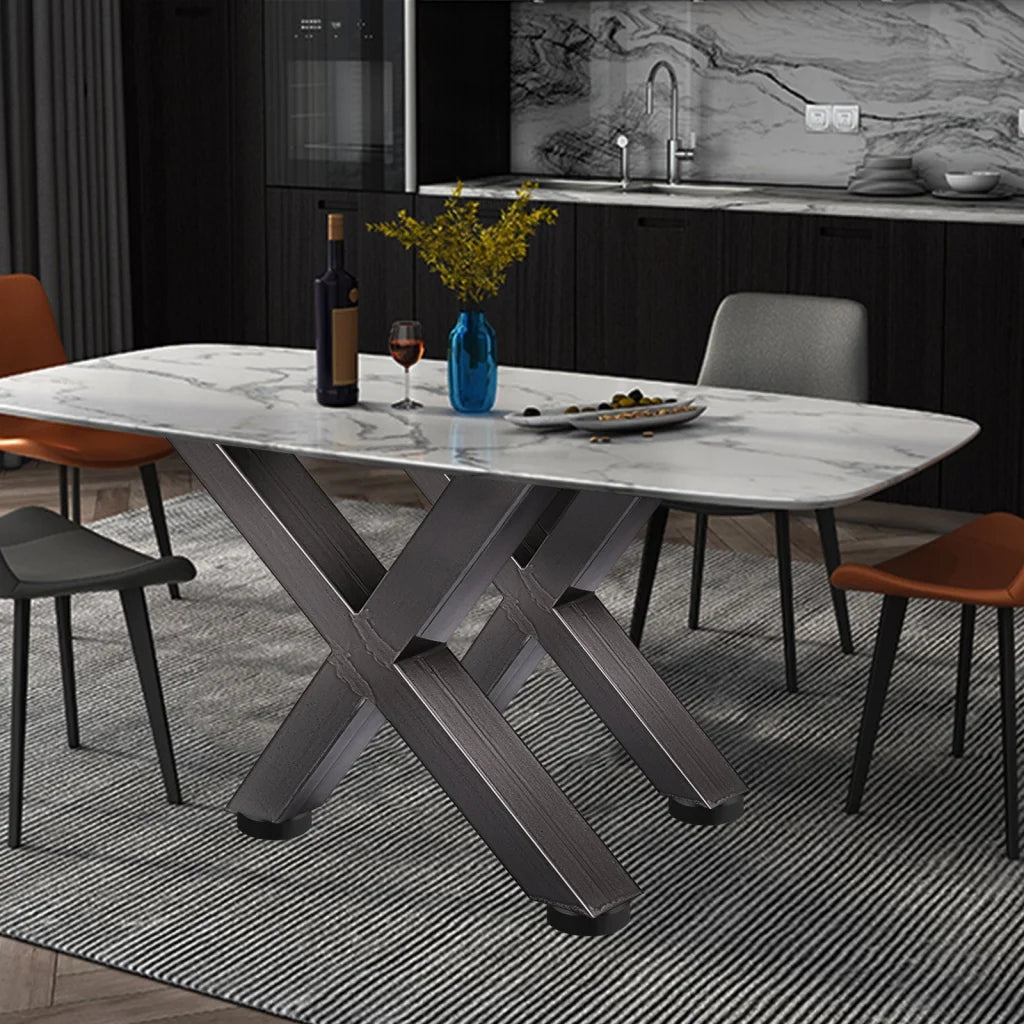 VEVOR Set of 2 Steel Table Legs 28’Height 24’Wide Dining