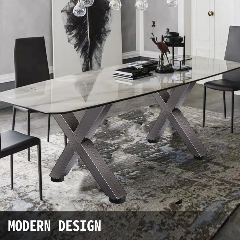 VEVOR Set of 2 Steel Table Legs 28’Height 24’Wide Dining