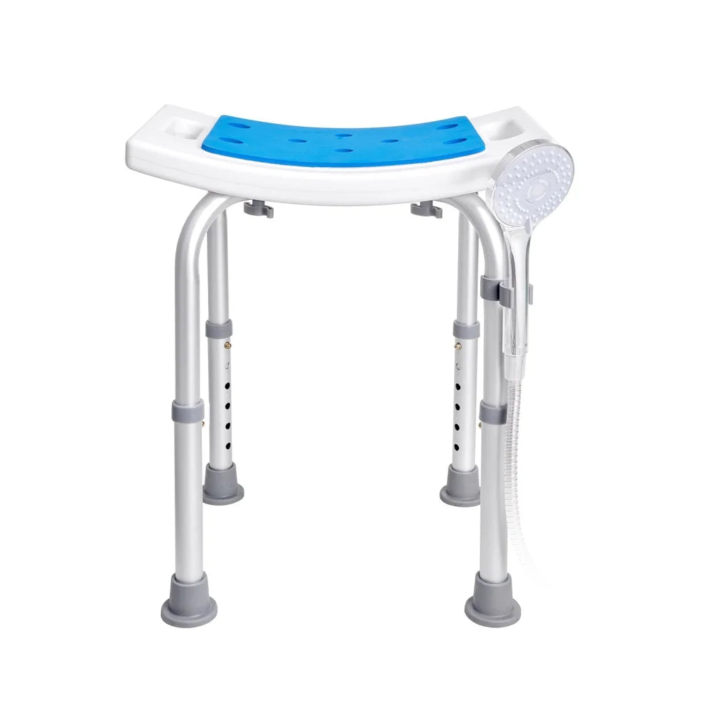 VEVOR Shower Chair Adjustable Height Shower Stool Shower