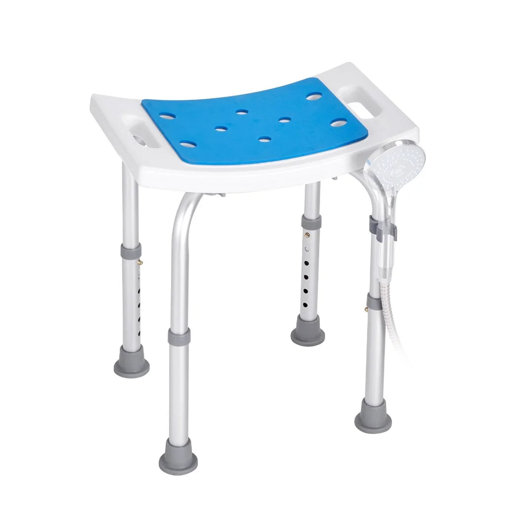 VEVOR Shower Chair Adjustable Height Shower Stool Shower