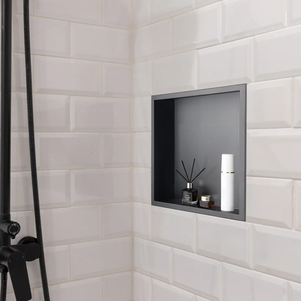VEVOR Shower Niche 33.0 x 33.0 x 10.2 cm Recessed Wall