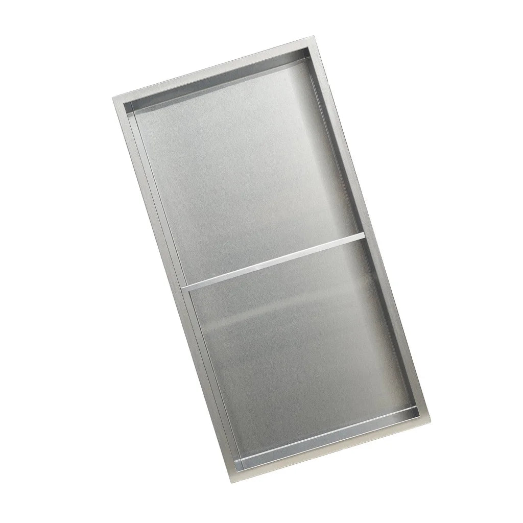 Vevor shower niche with polished finish and connector fittings