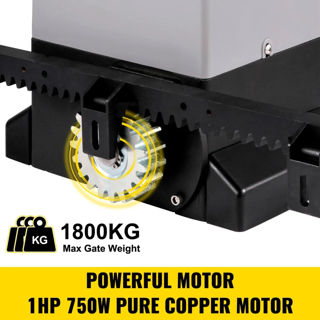 VEVOR Sliding Gate Opener 1800 KG 4 m Automatic Sliding