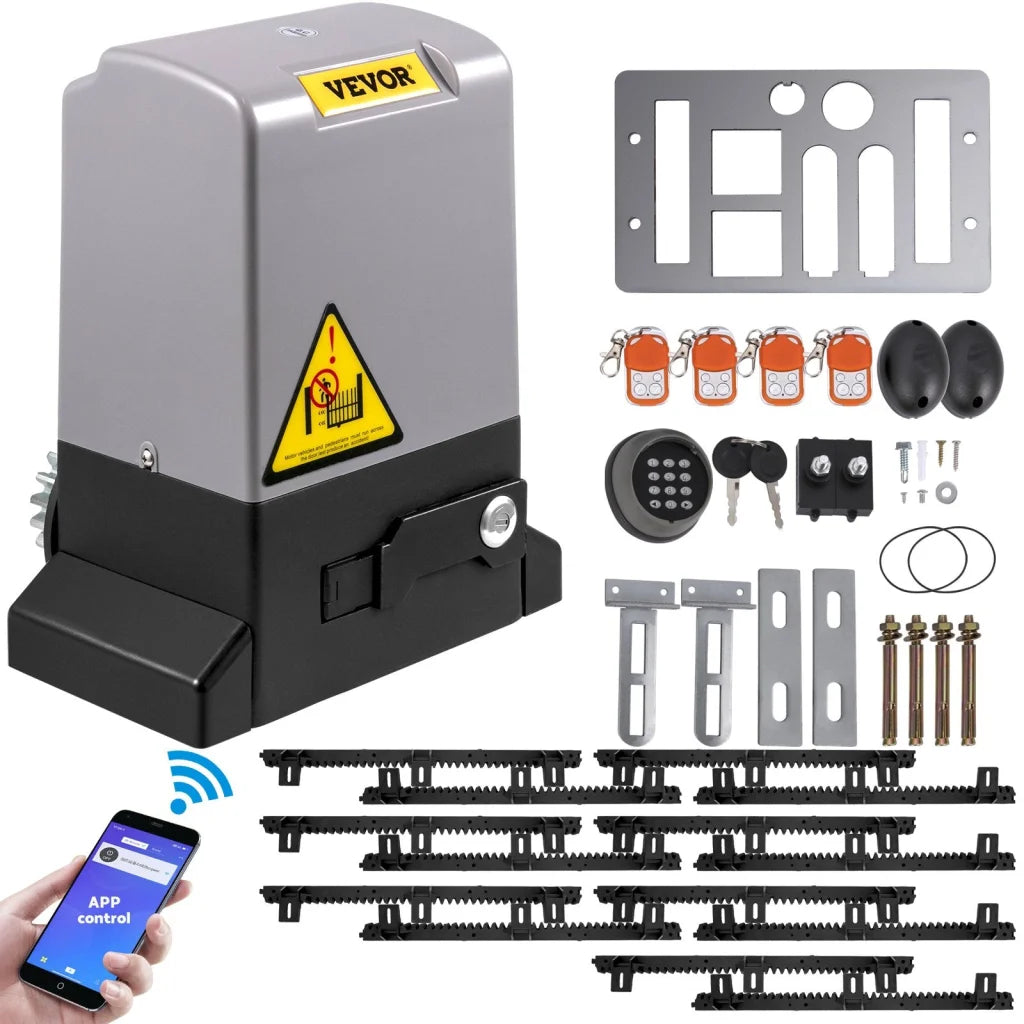 Sliding Gate Opener Automatic 1800 KG 4 Remote