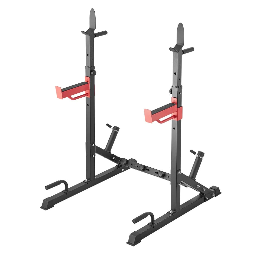 VEVOR Squat Power Rack Adjustable Heavy Duty Barbell Weight