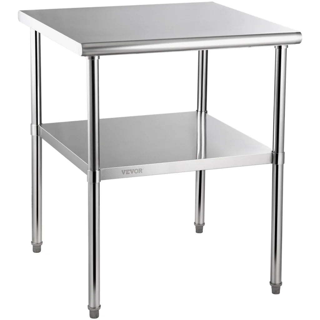 Vevor stainless work with key surfaces and edge shape