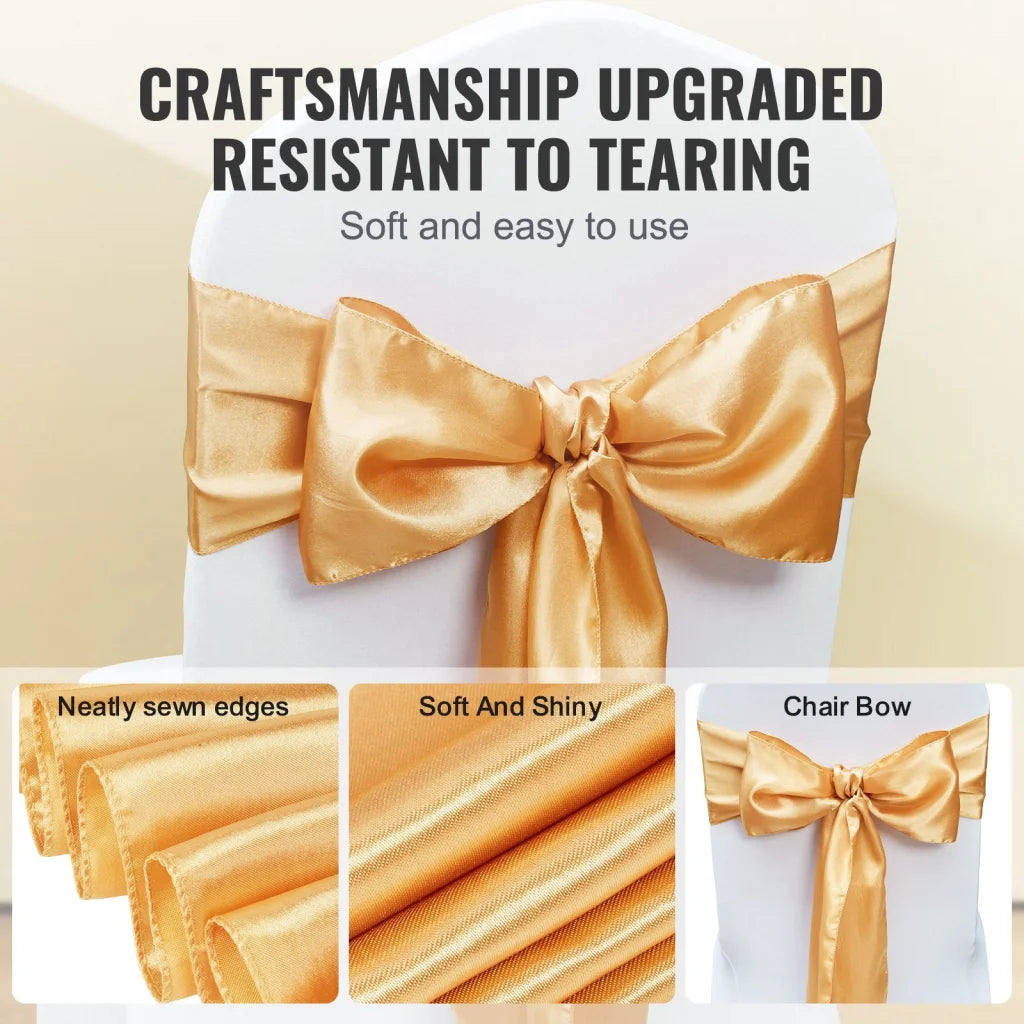 Stretch Spandex Chair Sashes Bows Slipcover and Sash Elastic