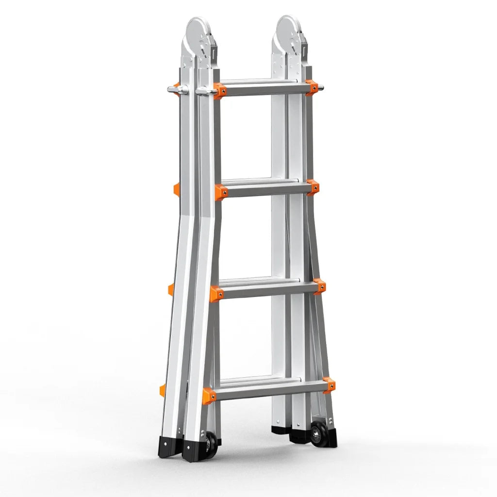 VEVOR Telescoping Ladder A Frame 13 FT Compact Aluminum