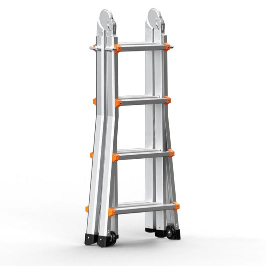 VEVOR Telescoping Ladder A Frame 13 FT Compact Aluminum