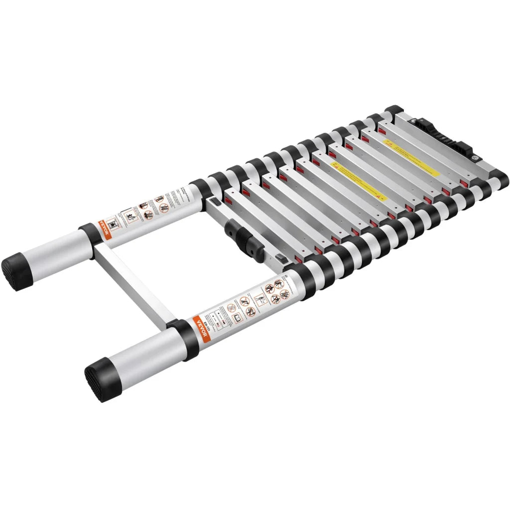 VEVOR Telescoping Ladder Aluminum Extension Step 12.5 ft