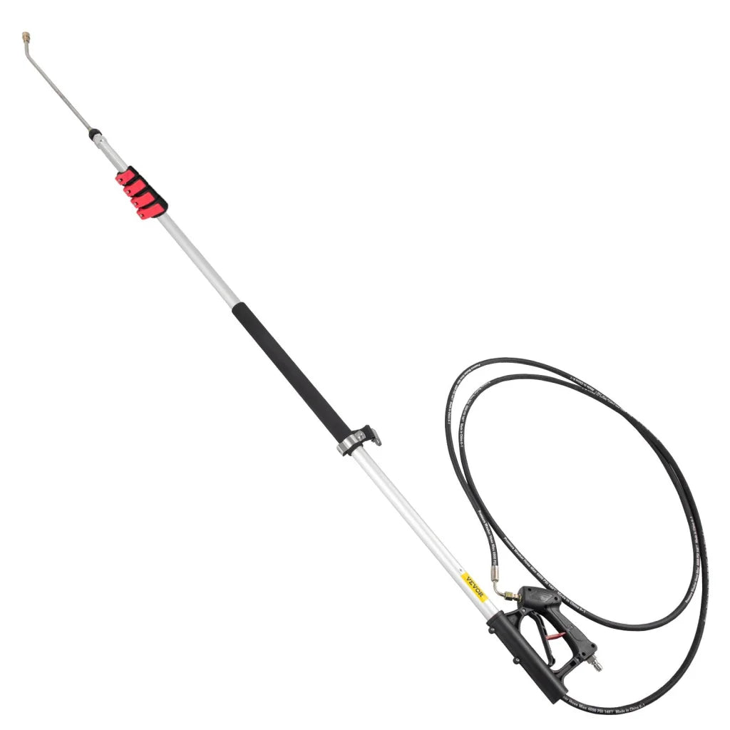 VEVOR Telescoping Pressure Washer Wand 20 ft 5-Section