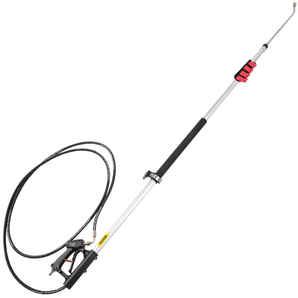 VEVOR Telescoping Pressure Washer Wand 20 ft 5-Section