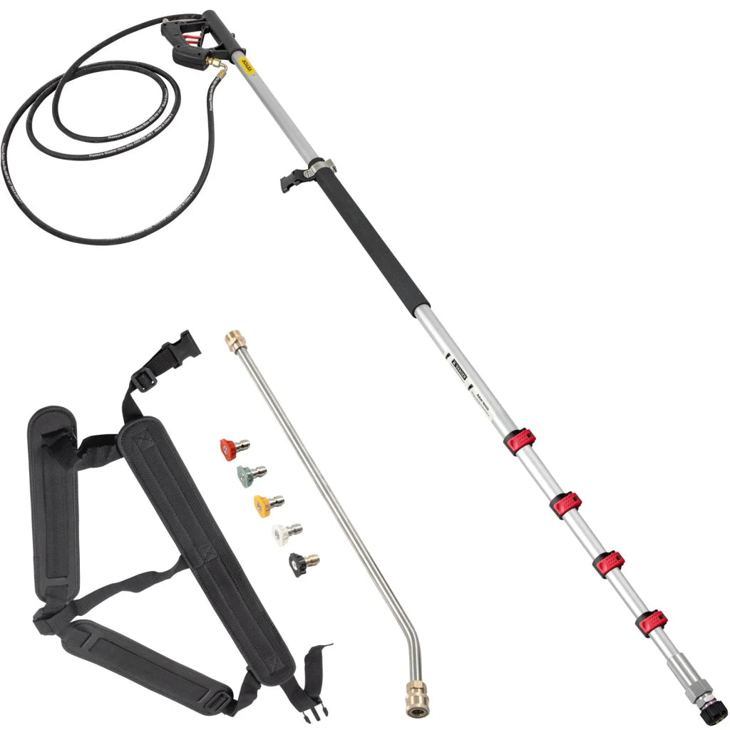 VEVOR Telescoping Pressure Washer Wand 20 ft 5-Section