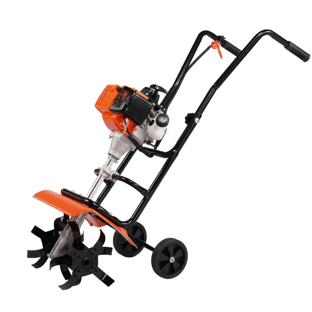 VEVOR Tiller Cultivator Gas Powered 31CC 4-Stroke Garden