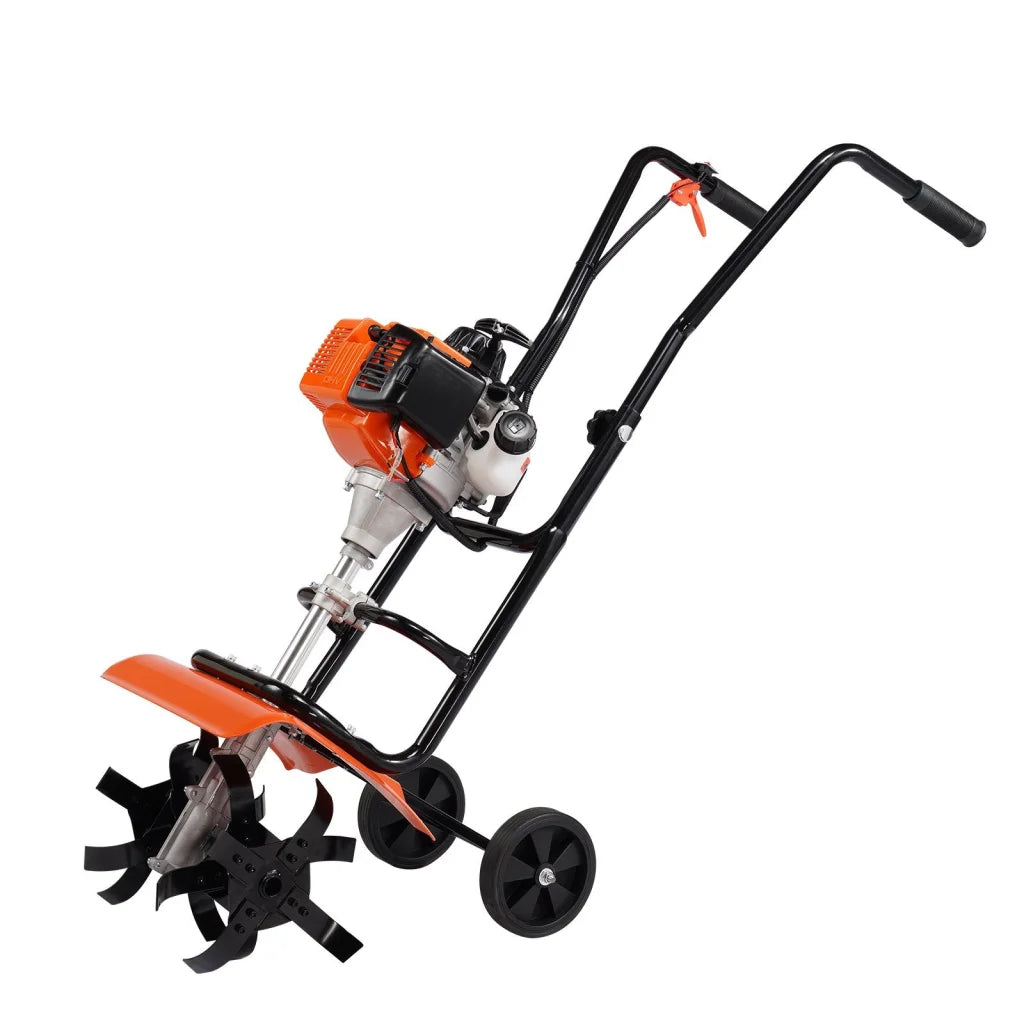 VEVOR Tiller Cultivator Gas Powered 31CC 4-Stroke Garden