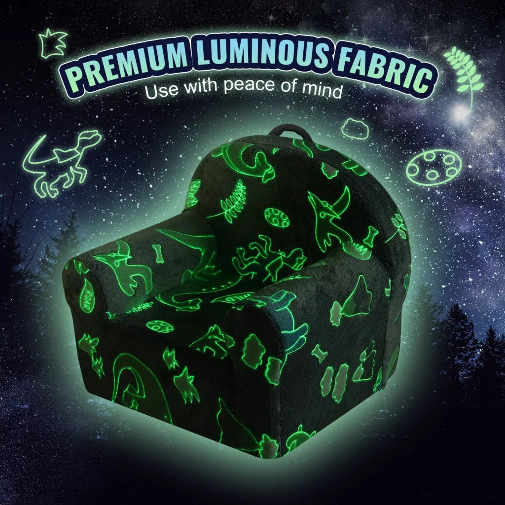 VEVOR Toddler Chair Glow in the Dark Plush Baby Chair