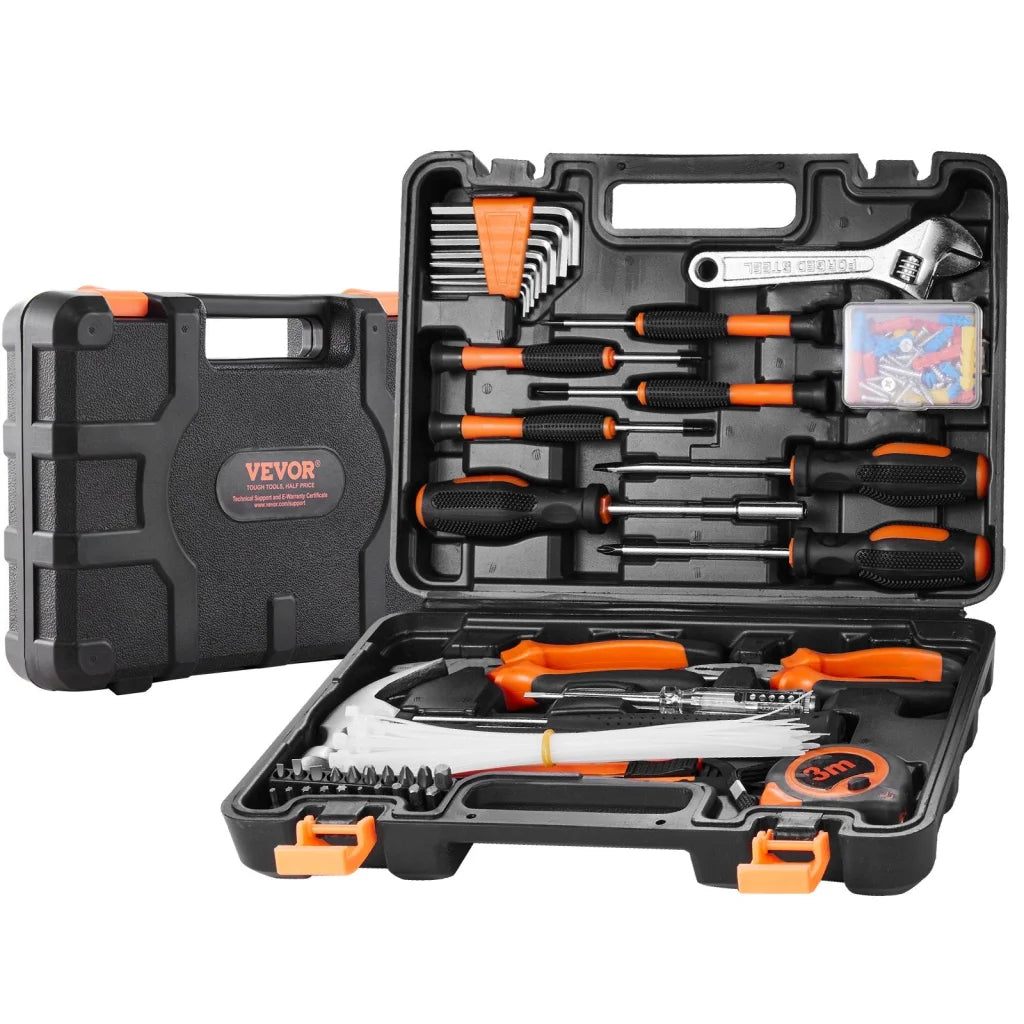 VEVOR Tool Kit 132 Piece General Household Hand Tool Set