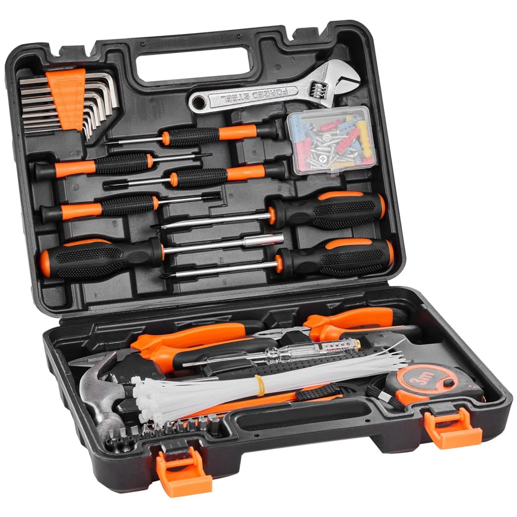 VEVOR Tool Kit 132 Piece General Household Hand Tool Set