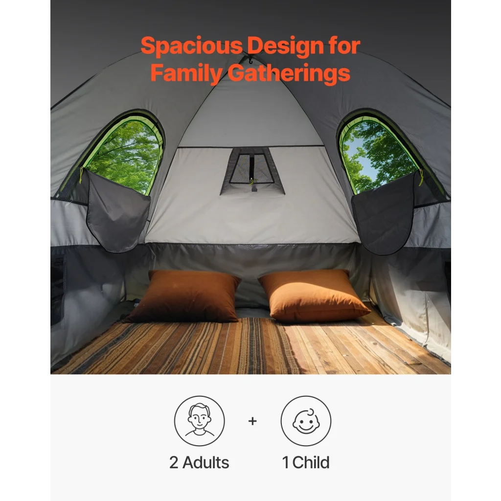 VEVOR Truck Tent 5.5-6.0ft Waterproof PU2000 Truck Bed