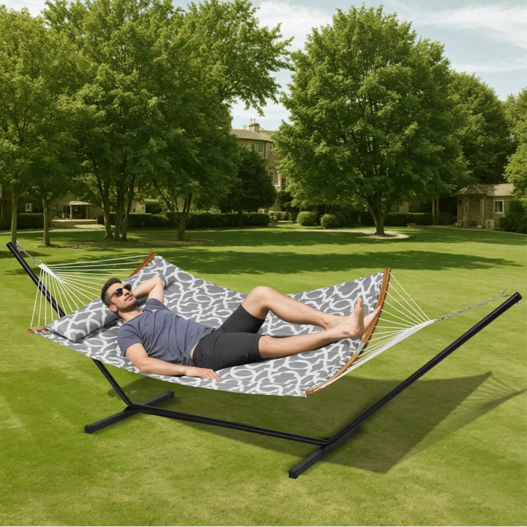 VEVOR Two Person Hammock with Stand Included Double Hammock