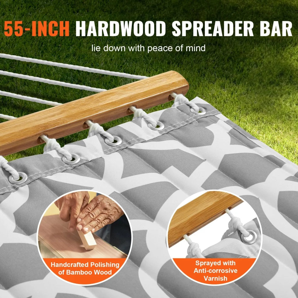 VEVOR Two Person Hammock with Stand Included Heavy Duty