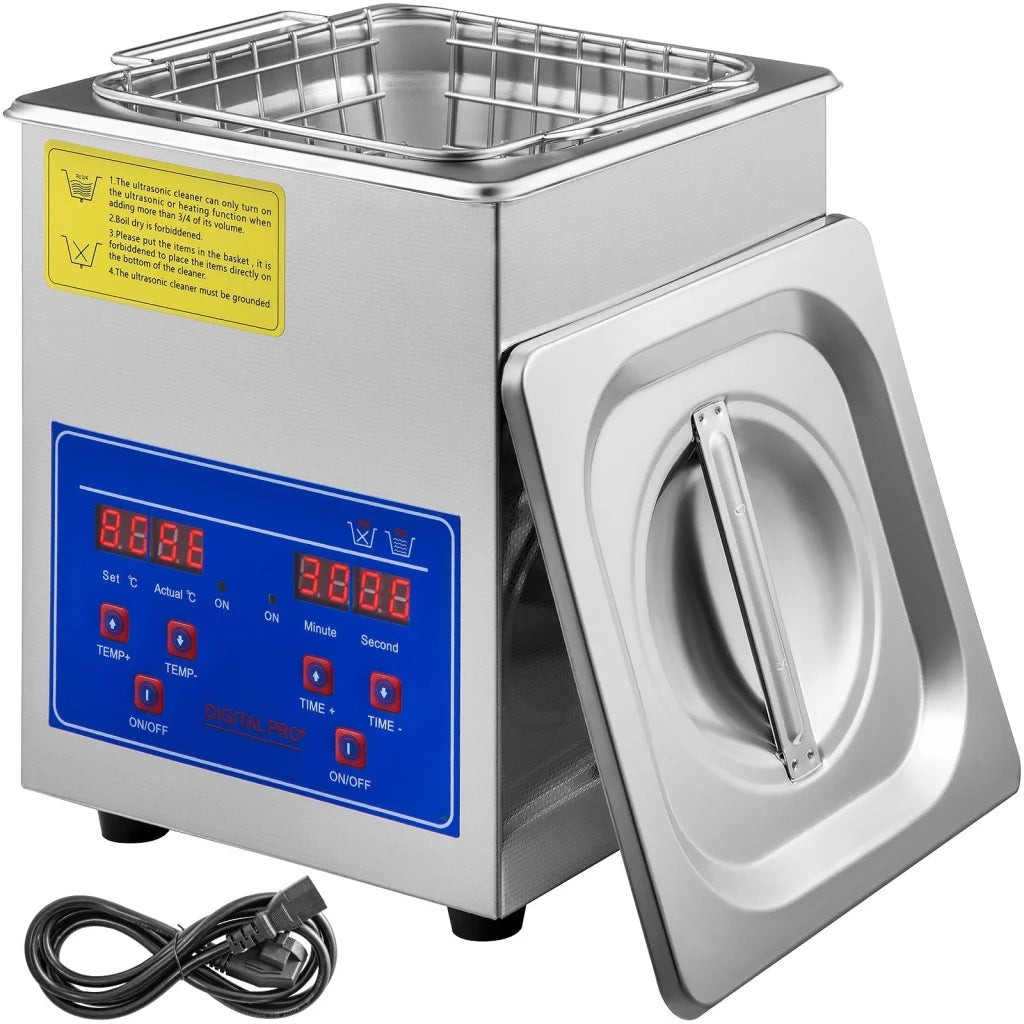 Ultrasonic Cleaner 2L Jewelry Cleaning with Digital Timer