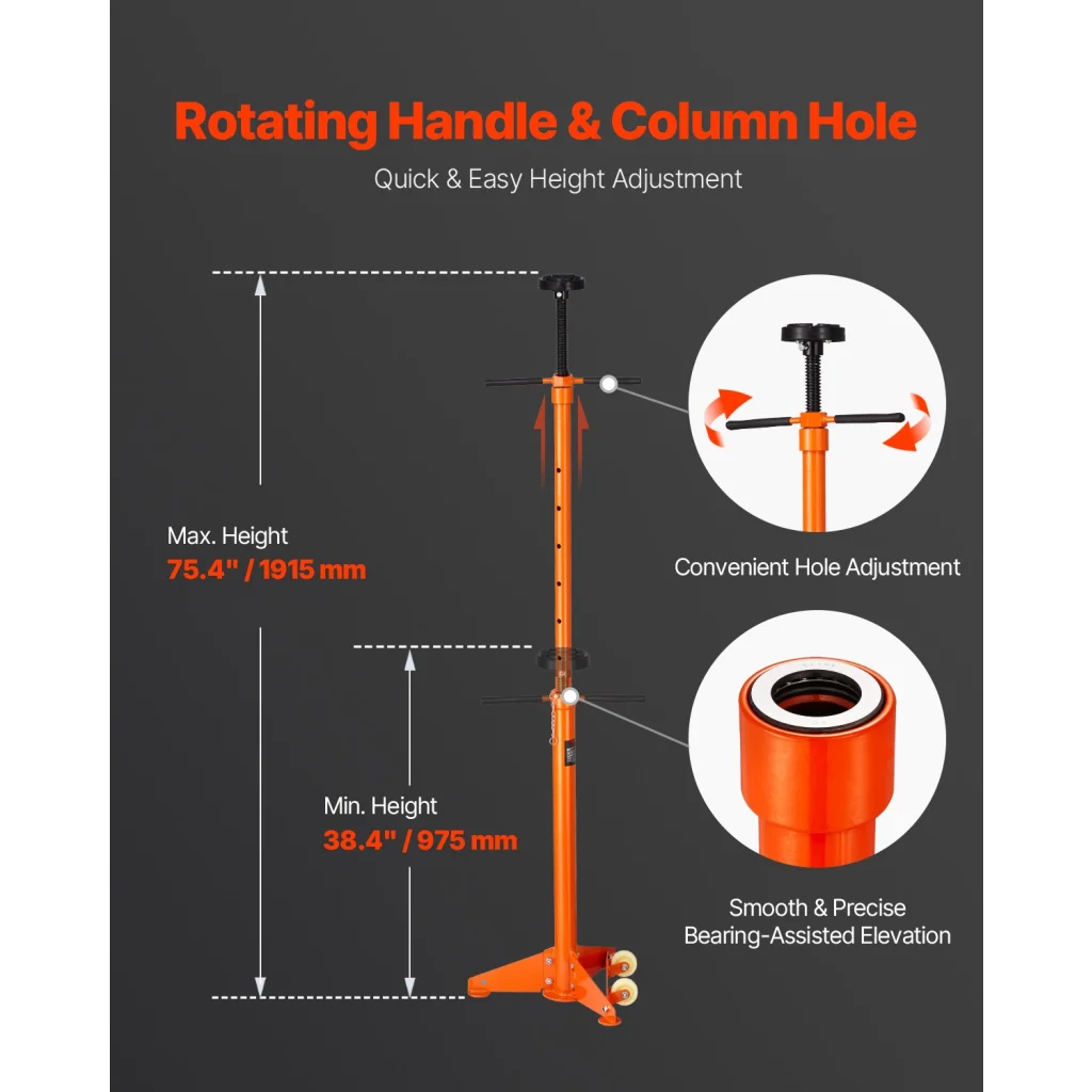 VEVOR Underhoist Support Stand 3/4 Ton Capacity Under Hoist