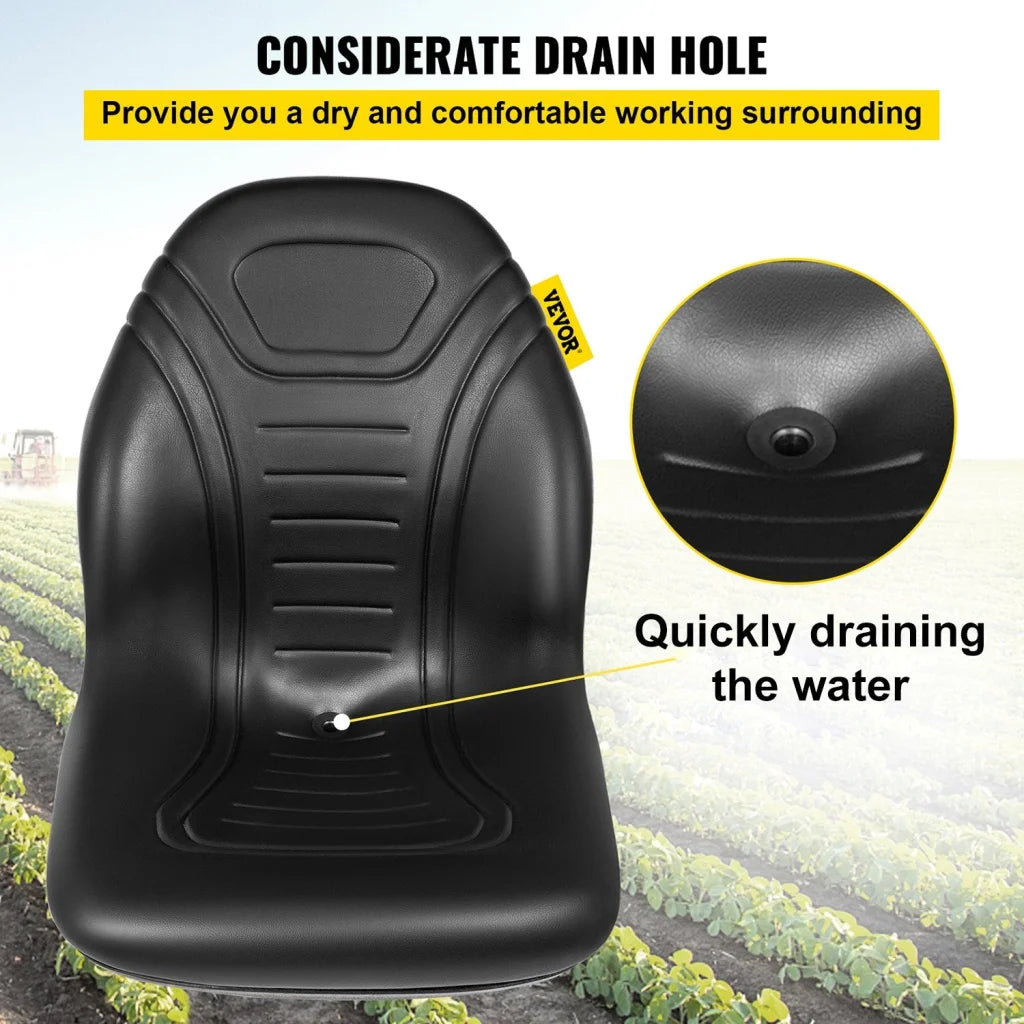 VEVOR Universal Lawn Tractor Seat Replacement Compact High