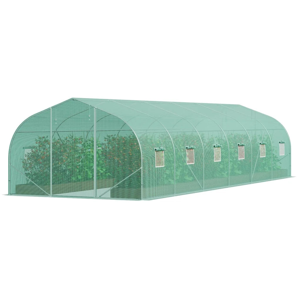 VEVOR Walk-in Tunnel Greenhouse 29.5x9.8x6.6 ft Hoop House
