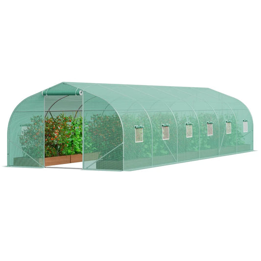 VEVOR Walk-in Tunnel Greenhouse 29.5x9.8x6.6 ft Hoop House