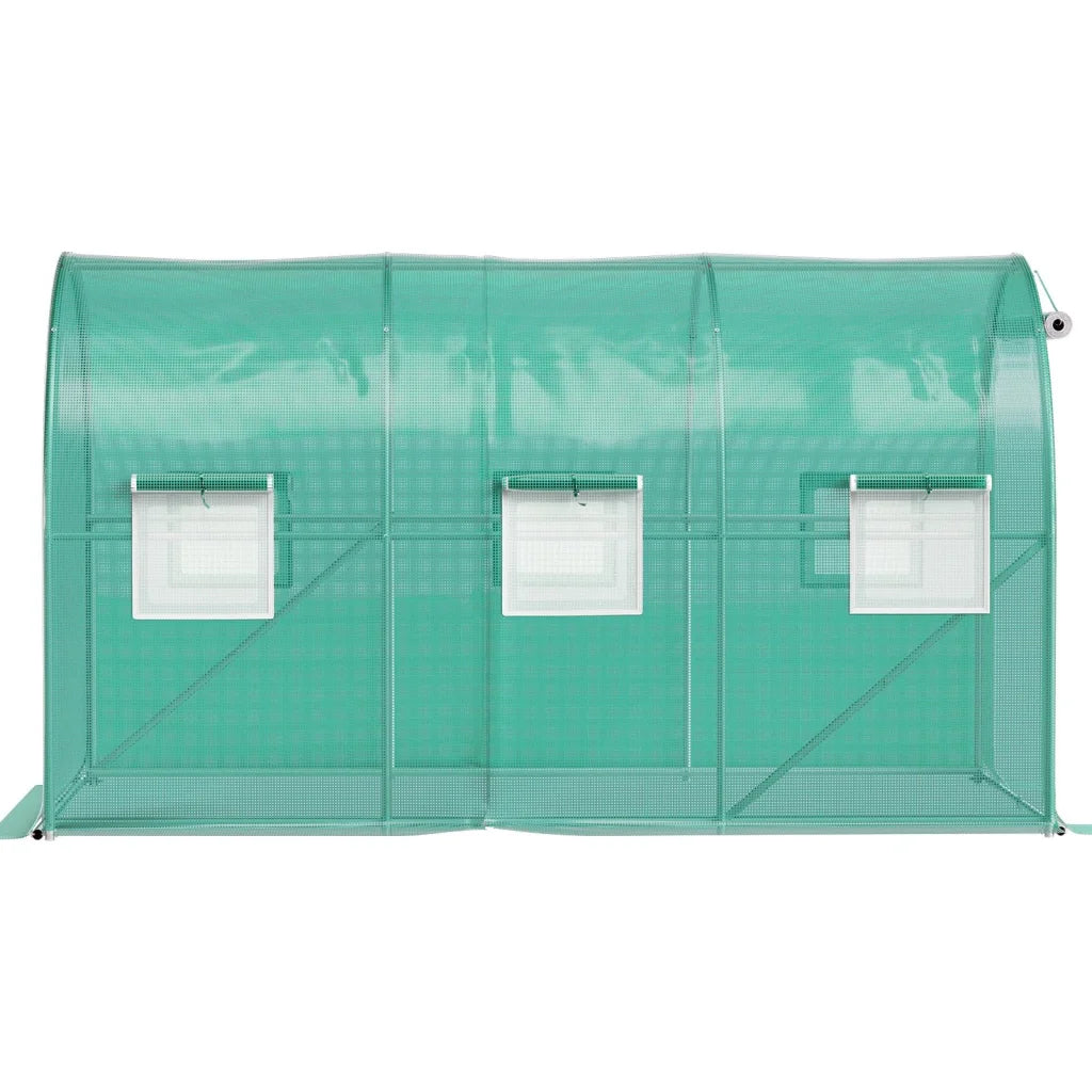 VEVOR Walk-in Tunnel Greenhouse Galvanized Frame &